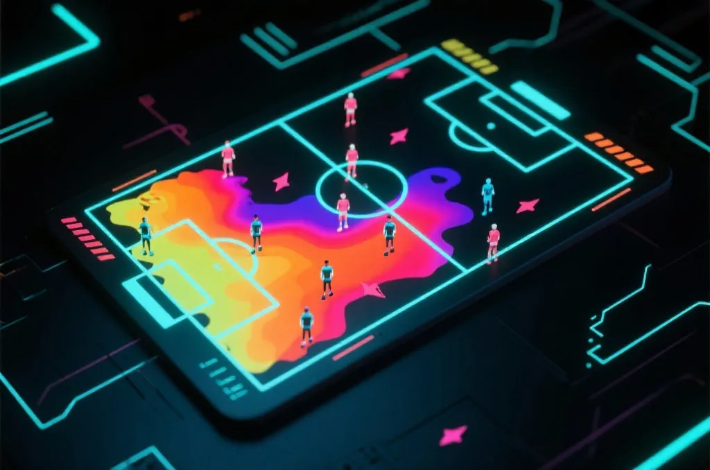 A tactical chalkboard of a soccer match showing strategic arrows and movements